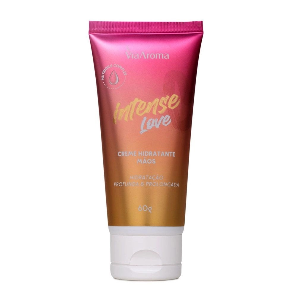 Creme Hidratante Desodorante Mãos Intense Love 60ml Via Aroma