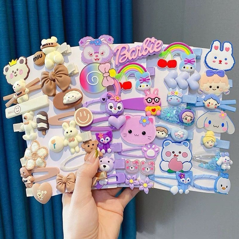 kit 36 Bico de Pato Presilha de cabelo Xuxinha Rabico infantil Presente de dia das crianças em Oferta na Shopee