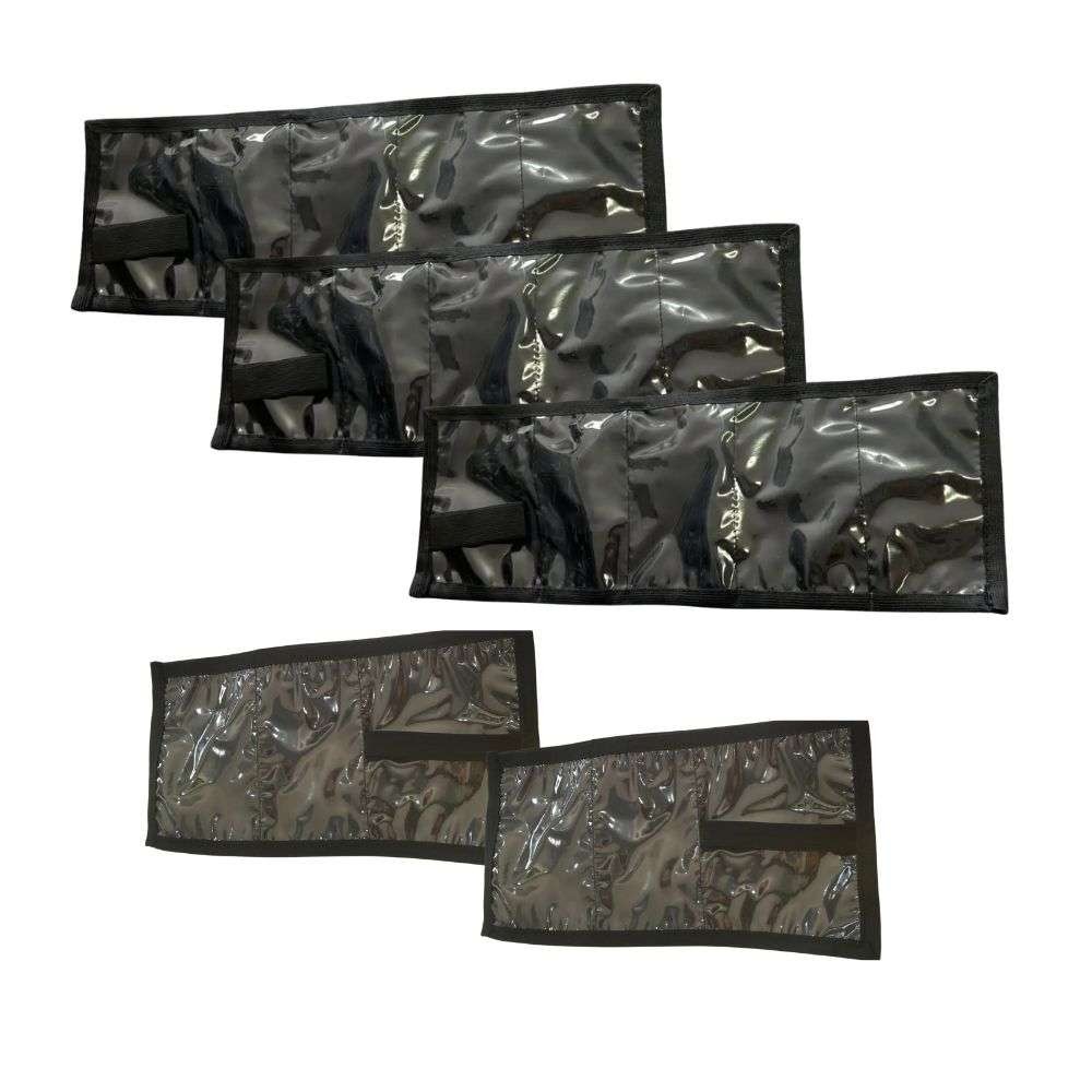 KIT 3 + 2 (3 Organizadores de Kit Pequenos + 2 Organizadores de Kit Mini Pretos) em Oferta na Shopee