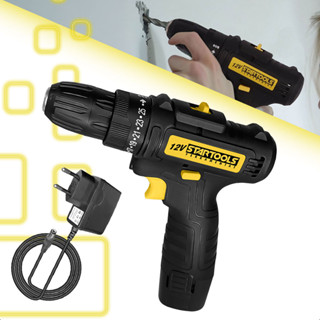 Parafusadeira Recarregavel Furadeira Elétrica 12v Portatil Sem Fio Com Luz Led em Oferta na Shopee