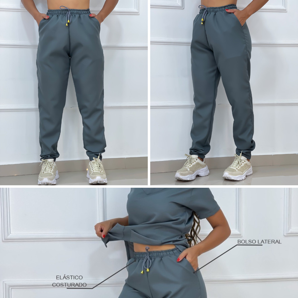 CALÇA PIJAMA CIRURGICO HOSPITALAR UNISSEX CUIDADOR DE IDOSOS VETERINÁRIO MÉDICO ENFERMEIRO em Oferta na Shopee