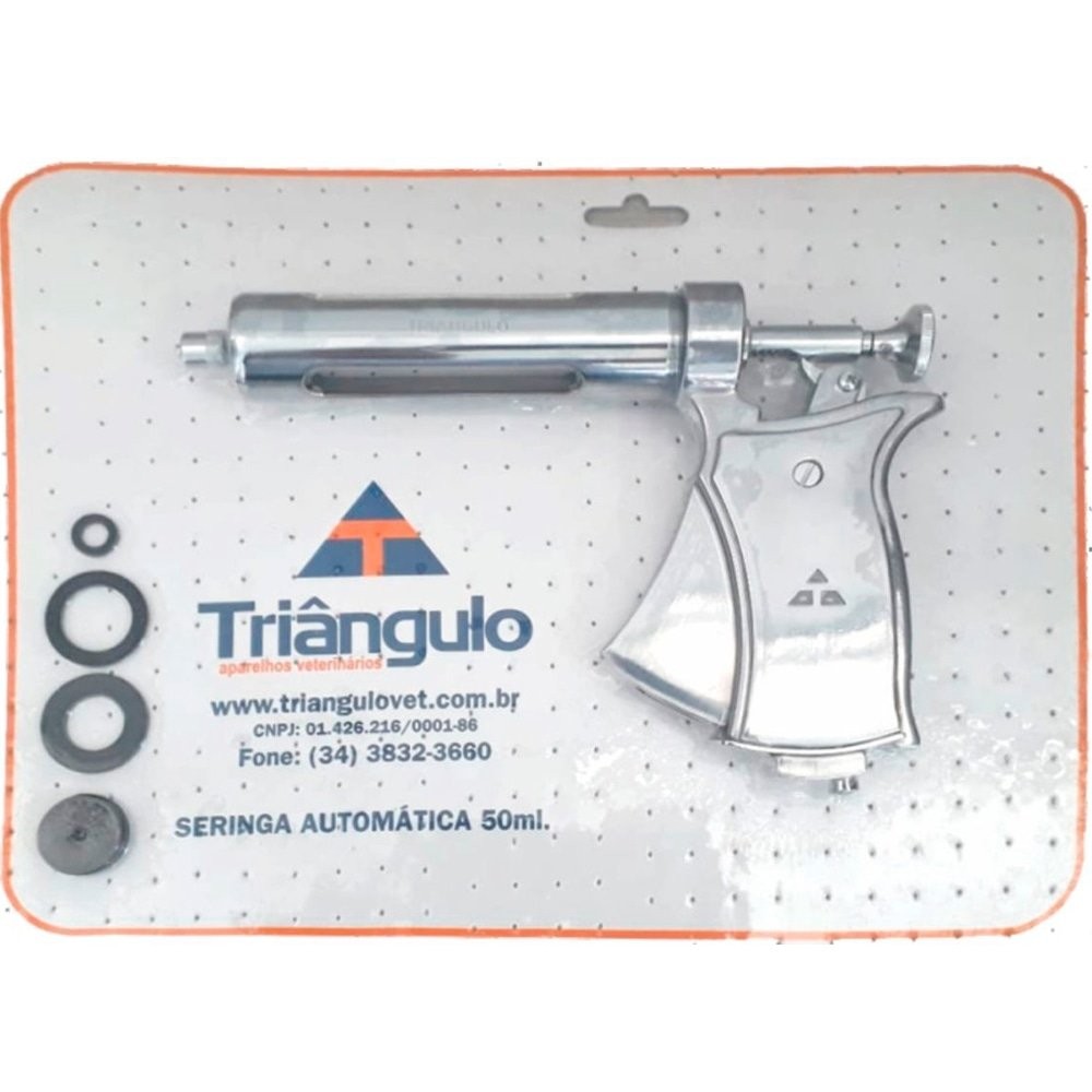 Pistola Veterinária Triângulo Automática 50ml em Oferta na Shopee