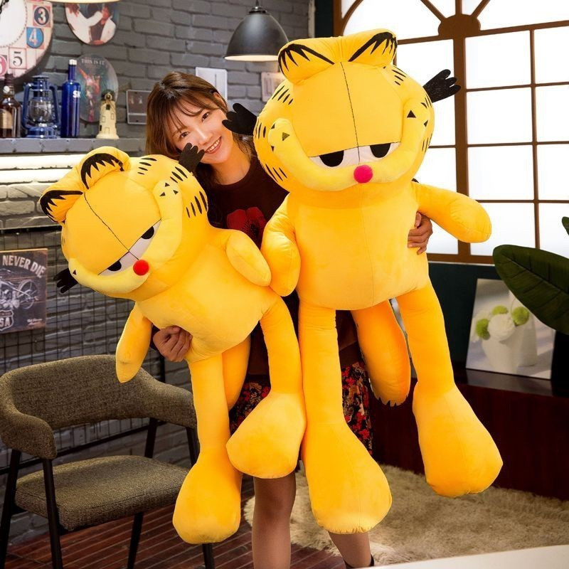 40, 60 cm tamanho grande gato de pelúcia Garfield Presente gigante para crianças PTUY em Oferta na Shopee