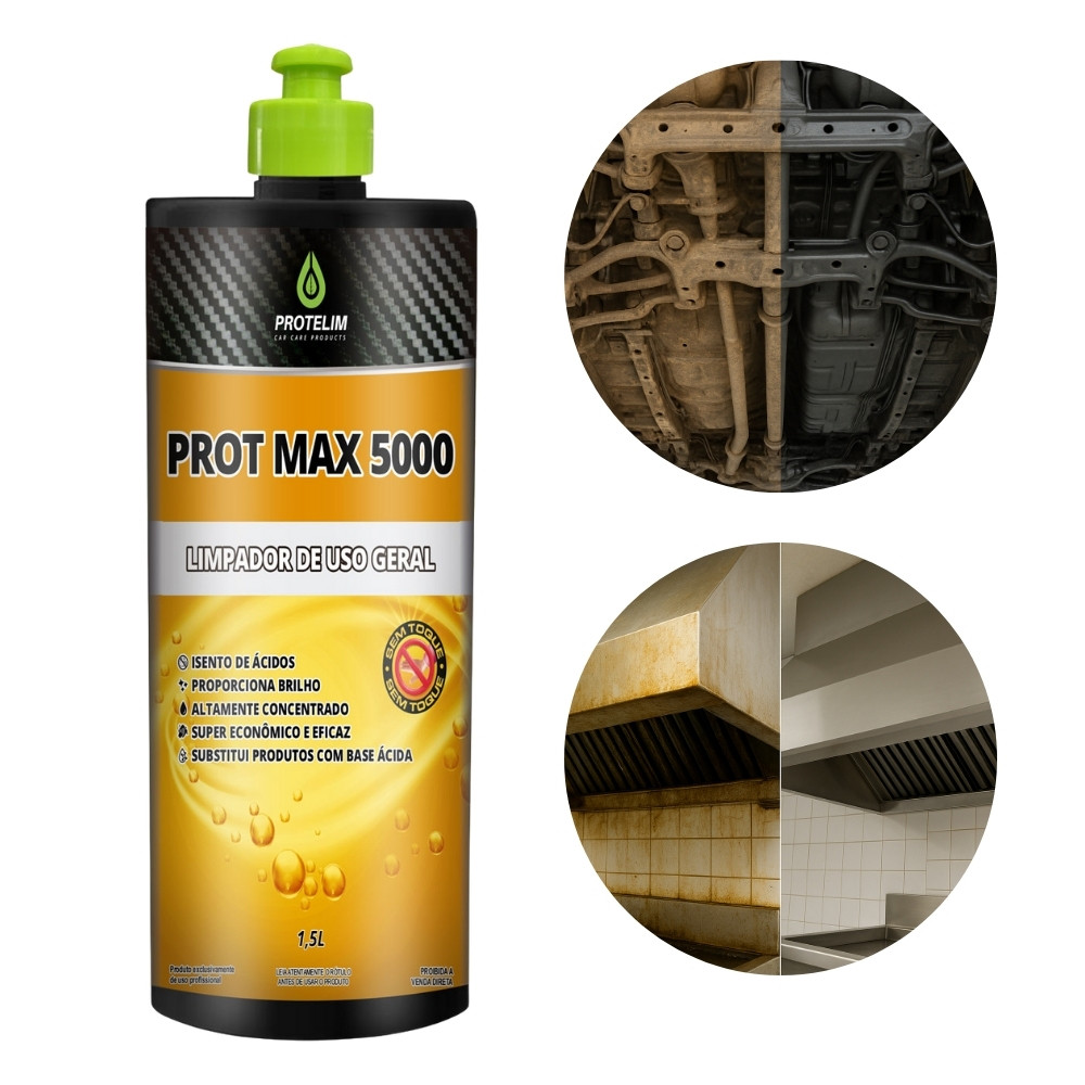 Prot Max 5000 Protelim Lavagem Sem Toque Limpador Multiuso