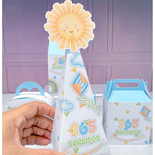 10/20/40/50 unidades Caixa Pirâmide Lembrancinha 365 SORRISOS em Oferta na Shopee