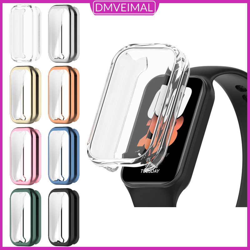 Capinha Capa De TPU Para Relógio Smartwatch Xiaomi Band Miband 8 Active / Redmi Band 2 Case Macio
