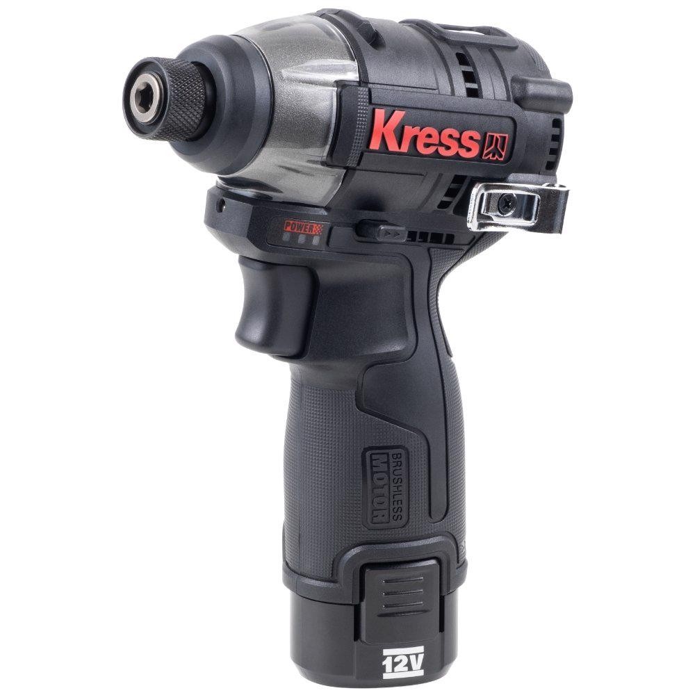 Chave de Impacto Brushless 1/4POL 12V 160NM 2 Baterias Carregador e Maleta KH203 KRESS em Oferta na Shopee