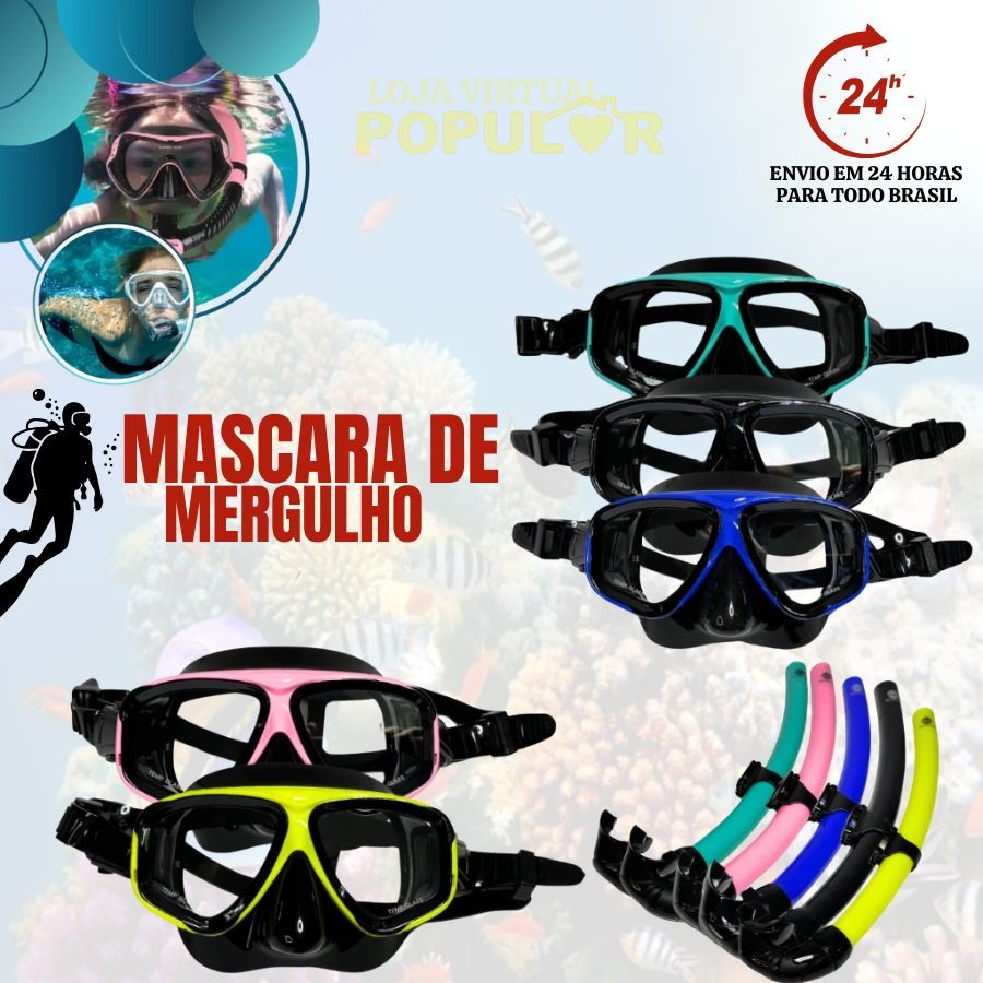 Kit Mergulho Infantil Profissional: Onde Comprar | BuscaProdutos