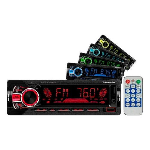 Som Roadstar Rs-2751br Plus C/ Usb, Bt E Leitor De Cartão Sd