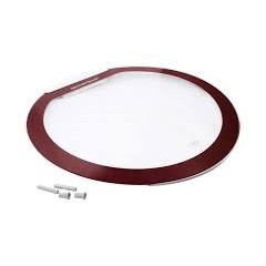 Tampa Vidro + Base Dobradica Maquina Brastemp Bwg11 Bwg11a C