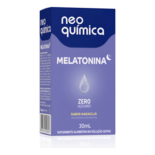 Suplemento Melatonina Neo Química Maracujá Gotas 30ml Maracujá em Oferta na Shopee