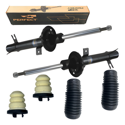 Par Amortecedor Dianteiro + Kit Ecosport 2003 2004 2005 2006 2007 2008 2009 2010 2011 2012