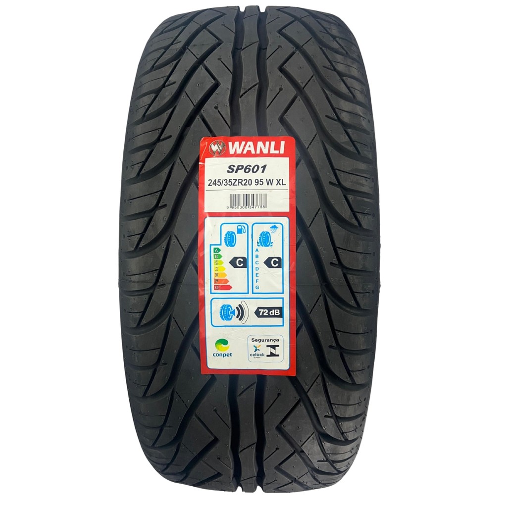 Pneu Wanli 245/35R20 95W XL SP601 Esportivo Aro 20 BMW Audi Mercedes Performance Conforto Segurança em Oferta na Shopee