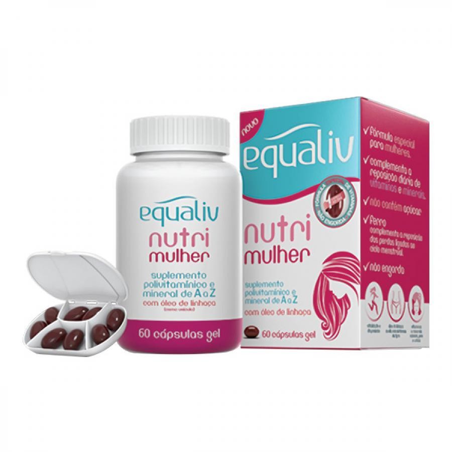 Suplemento Equaliv Nutri Mulher c/60 Caps.