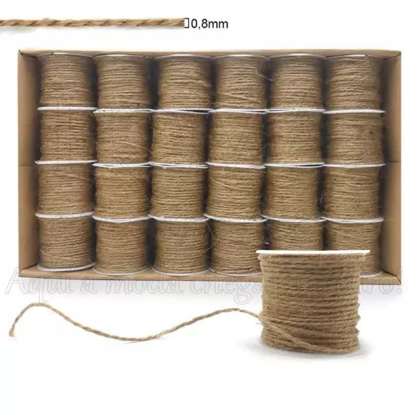Cordao de juta 10mt
