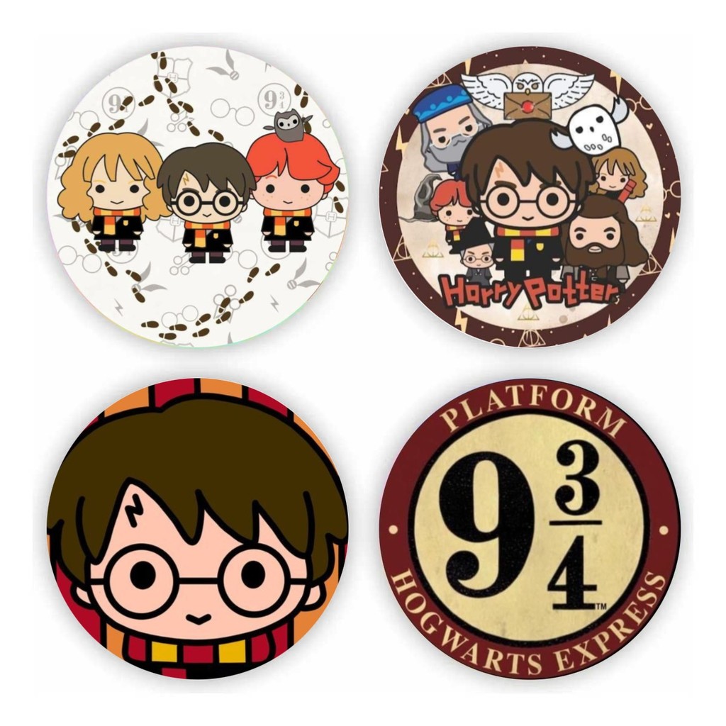 100 Etiquetas Adesivas Festa Harry Potter em Oferta na Shopee