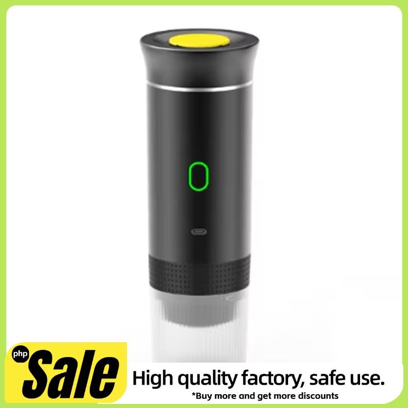 Mini Máquina de Café Expresso Elétrica Portátil Sem Fio para Carro e Casa Acampamento Viagem Cápsula Cafeteira — R$ 194,99 em Shopee, 38% OFF