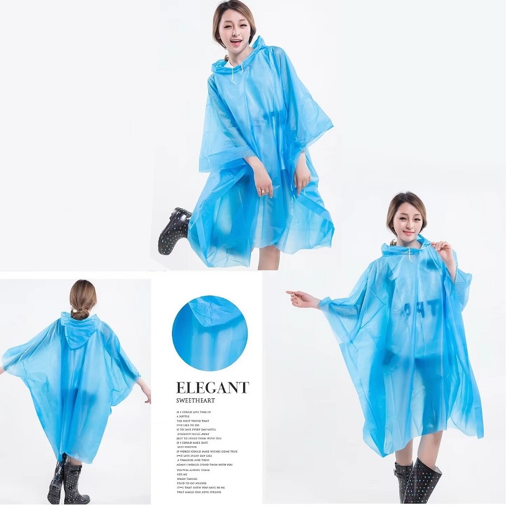 Capa chuva Reutilizável Sobretudo Reforçada Adulto Extra-Larga - A843 em Oferta na Shopee