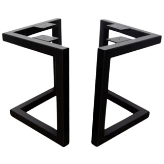 Pé De Mesa Trian Industrial Metalon Reforçado Jantar Vidro Mármore em Oferta na Shopee