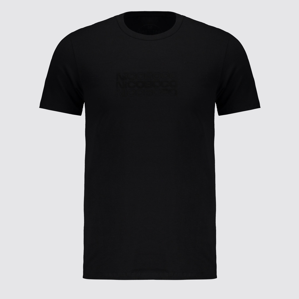 Camiseta Nicoboco Stretch Rhodes Preta