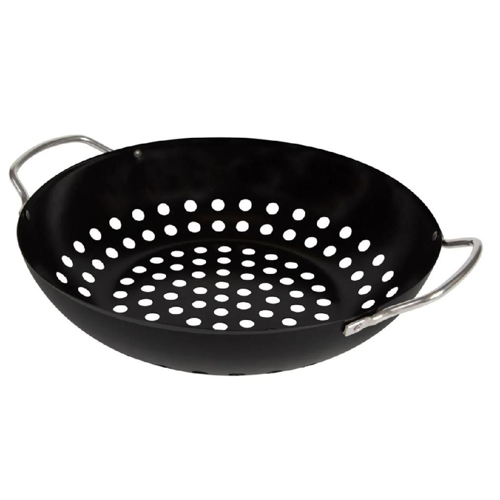 Frigideira Wok Antiaderente Para Grelhar Mor