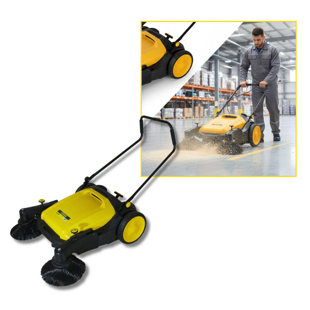 Varredeira Manual Lynus LVM-40  40 Litros Limpeza Rápida e Eficiente