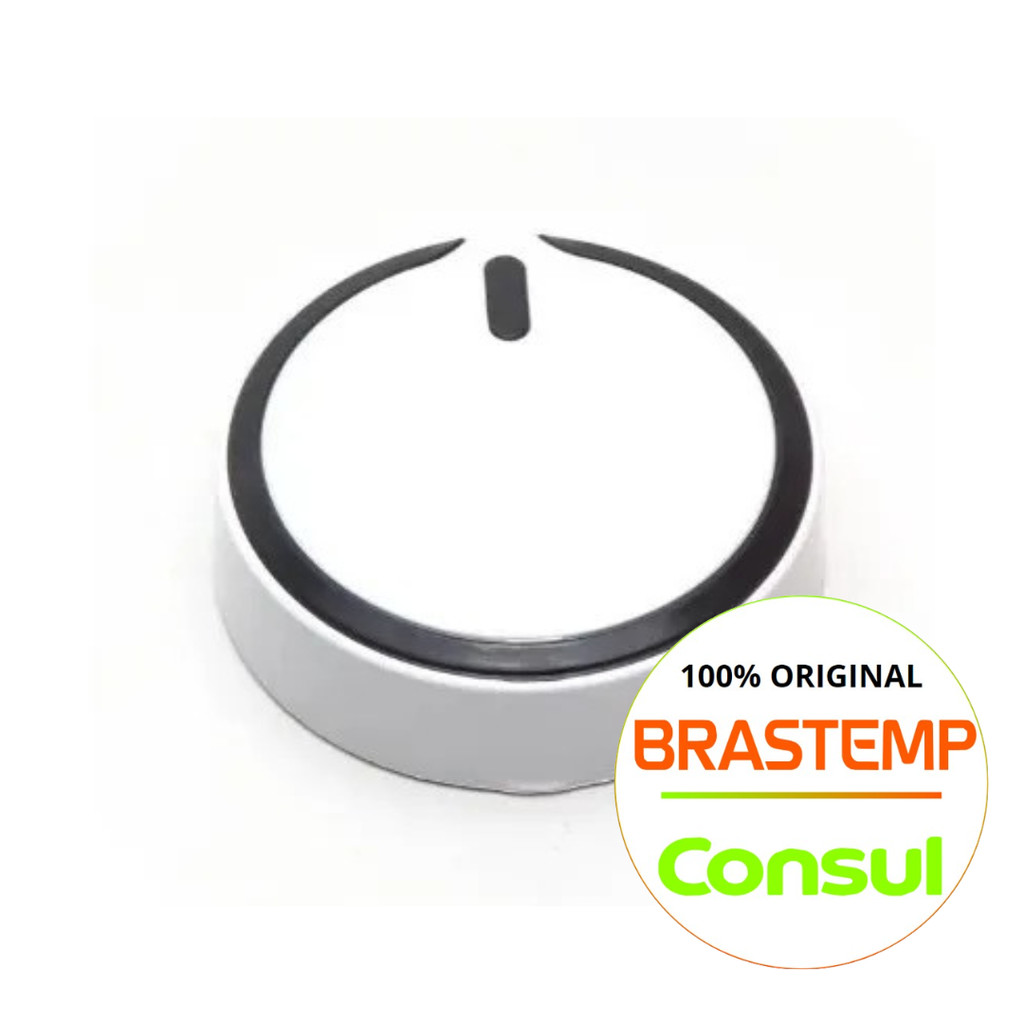BOTÃO SELETOR PARA MAQUINA DE LAVAR BRASTEMP/CONSUL ORIGINAL - CWB08ABANA - CWB08ABBNA (DEMAIS MODELOS NA DESCRIÇÃO)