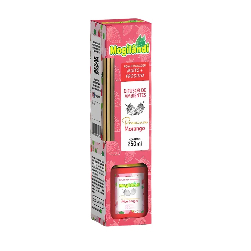 Difusor de Ambientes Morango - Mogilândi 250ml