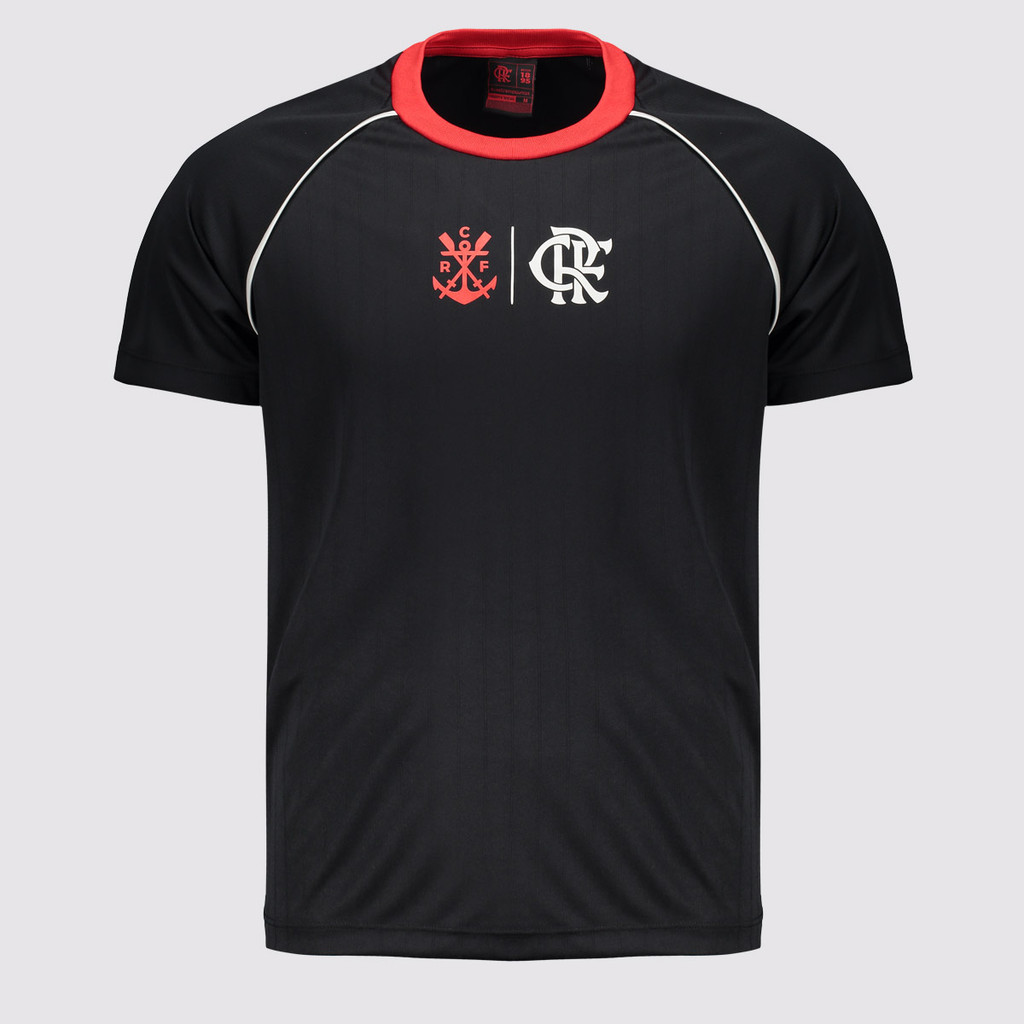 Camisa Flamengo Disparar Preta em Oferta na Shopee
