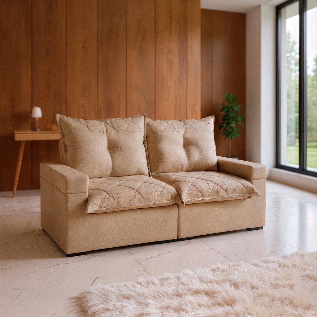 Sofá 2 Lugares Reclinável 1,90m Tera Bom Pastor