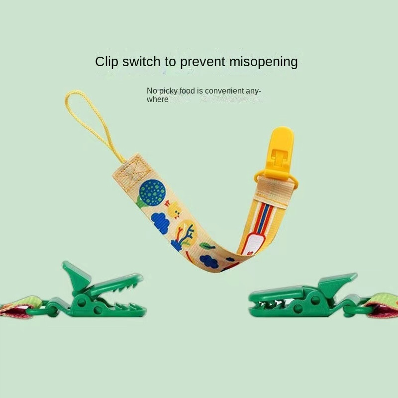 Kit Ate 5 Prendedor De Chupeta Com Trava Com Corrente Clipe Chupeta Menino e Menina - Promoção