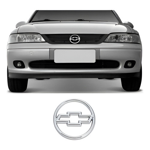 Emblema Cromado Da Grade Radiador Vectra 2000 2001