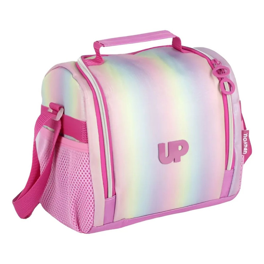 Lancheira Térmica Escolar Glitter Menina Roxo Infantil Up4you Luxcel  em Oferta na Shopee