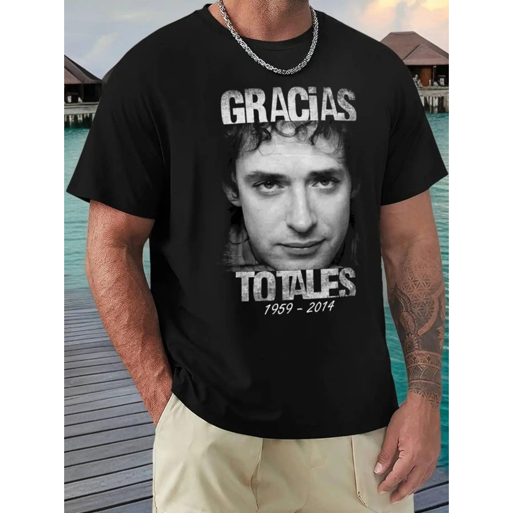 Camiseta Masculina Gustavo Cerati 80s Vintage Retrô Única 100% algodão