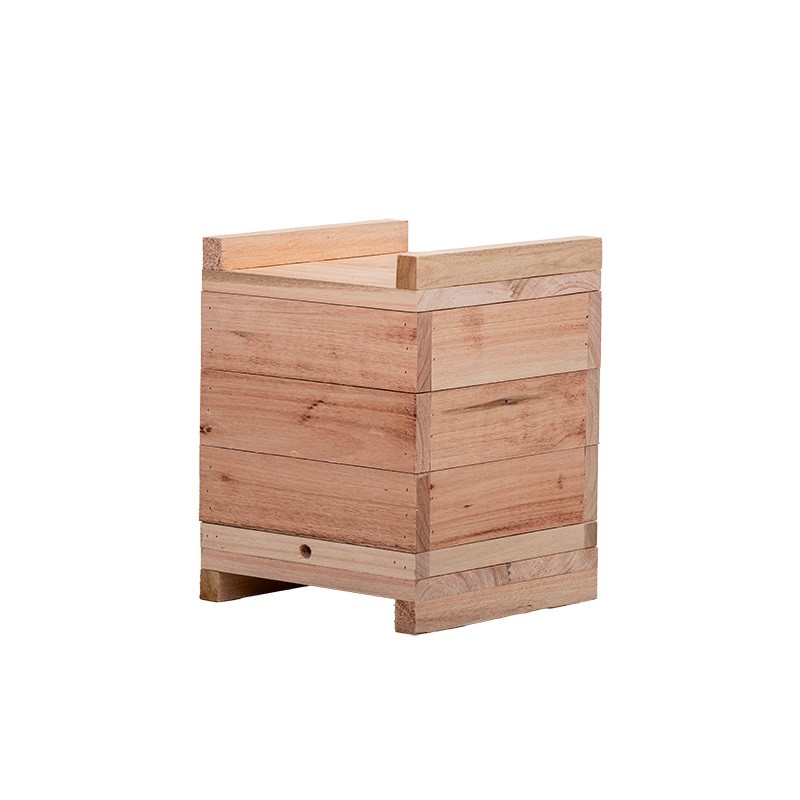 Caixa para Abelhas Sem Ferrão modelo INPA 18x18 4cm espessura Manduri Mandaçaia Uruçu Em Eucalipto