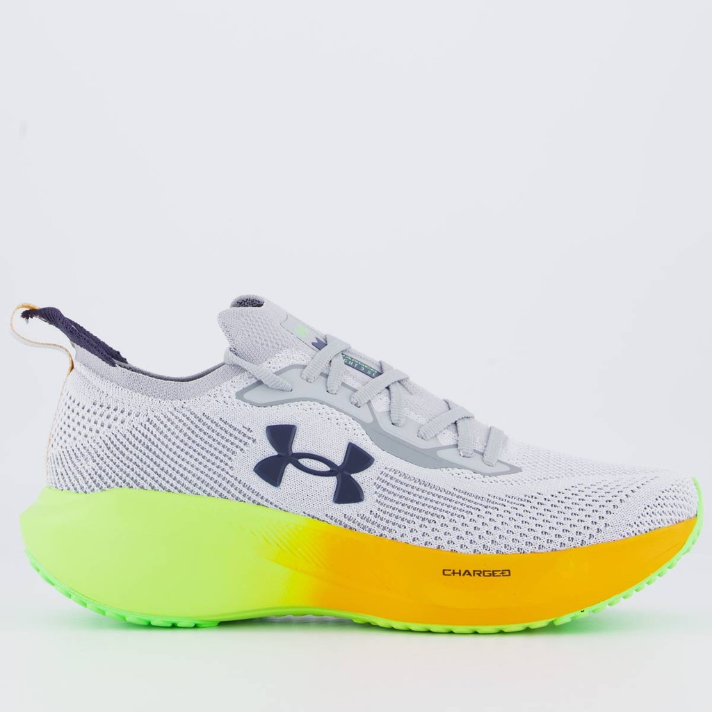 Tênis Under Armour Charged Slight 3 SE Cinza em Oferta na Shopee