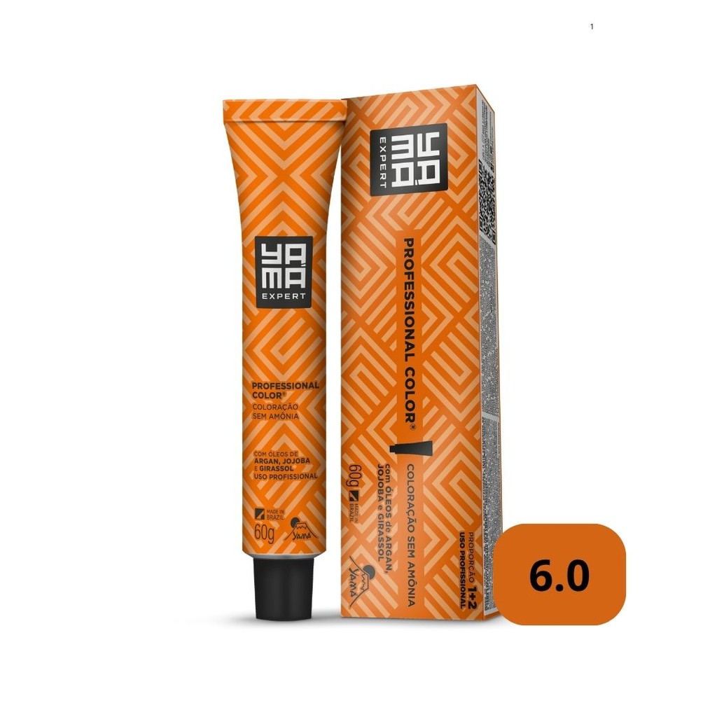 Tintura Yamá Expert Profissional Sem Amônia 6.0 Louro Escuro em Oferta na Shopee