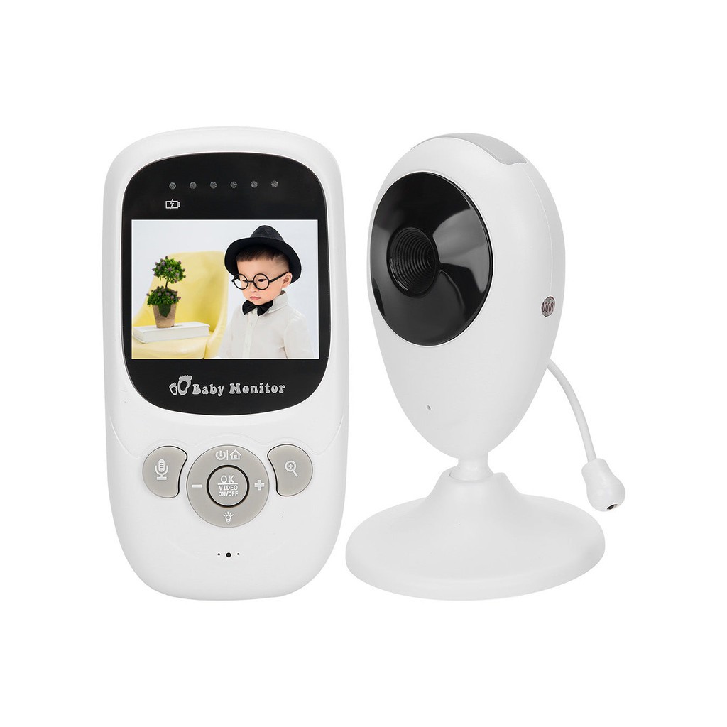 Baba Eletrônica Sem Fio com Vídeo e Visão Noturna para Bebês