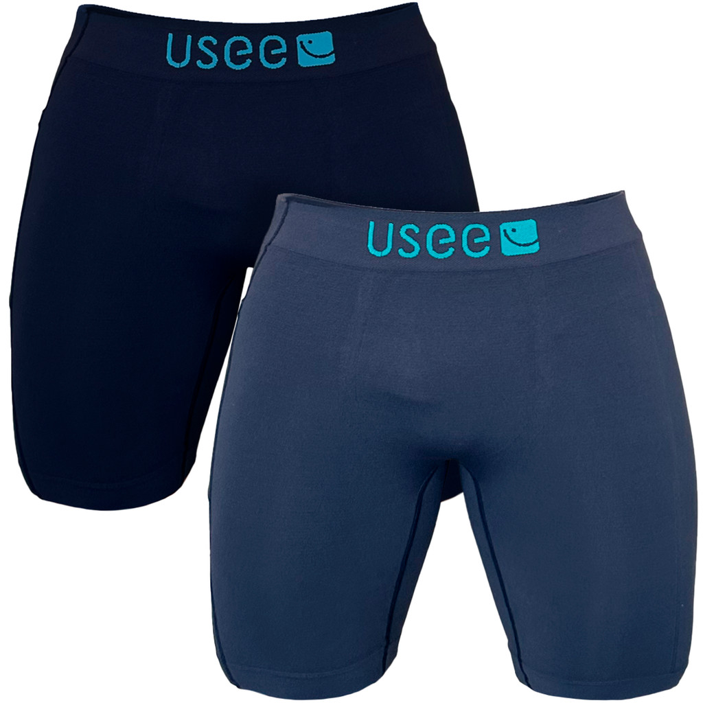 Kit 2 Bermudas Térmica Sem Costura Com Bolso Lateral Usee Brasil em Oferta na Shopee