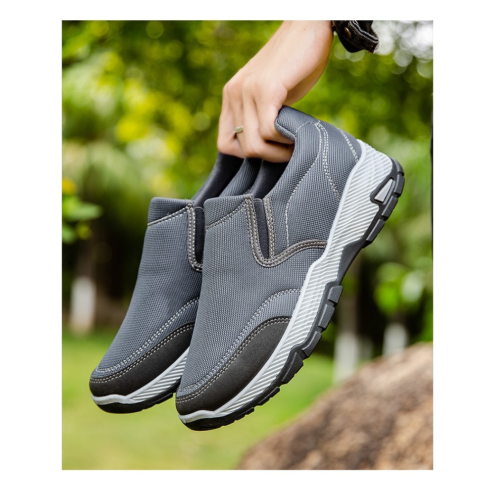 Outono novo estilo sapatos masculinos esportes sapatos casuais de sola macia sapatos de pano masculino pai sapatos All-M