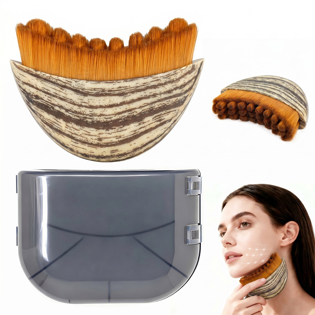 Escova de massagem facial De Drenagem Modeladora de Queixo Mandíbula Macia Para Contorno Linfática
