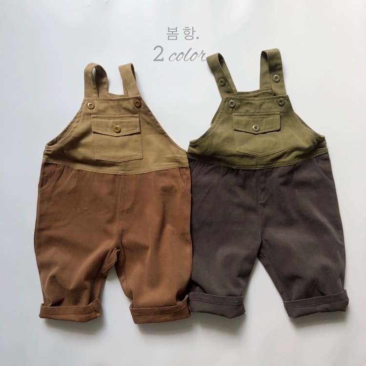 Sentido de Design!Macacão infantil com bloqueio de cores, macacão retrô, calças, estilo primavera, suspensórios de uma p