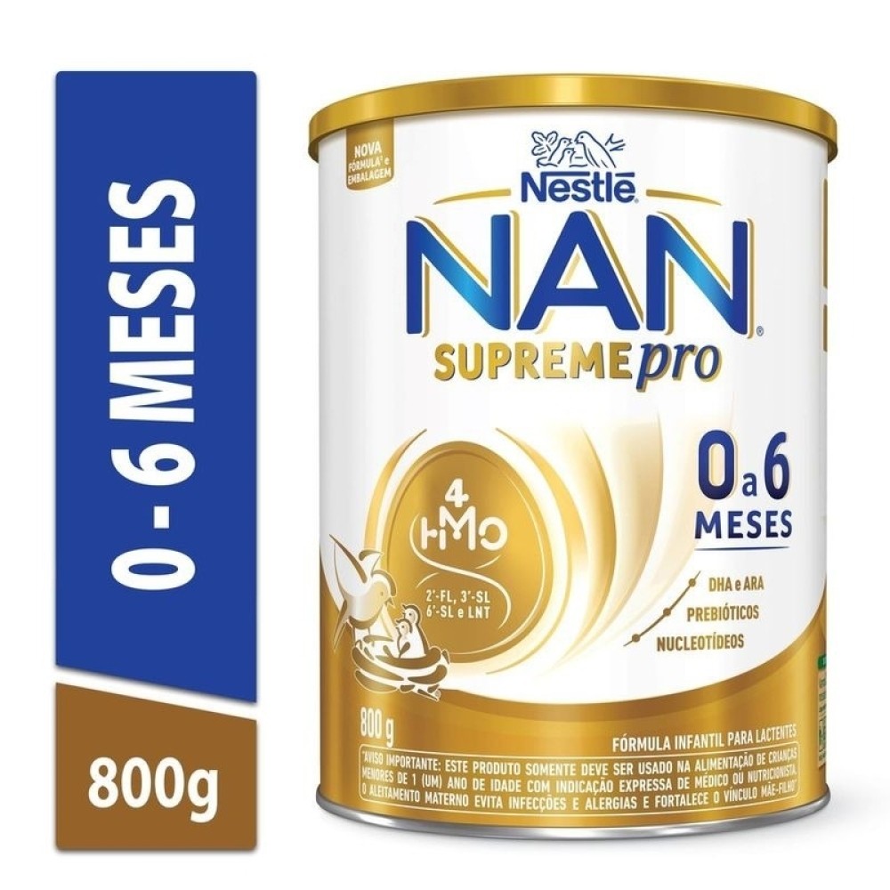 Fórmula Infantil Nan Supreme 1 800g
