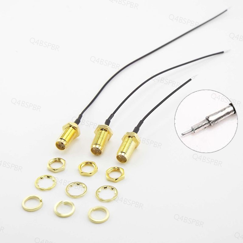 5cm 10cm 15cm SMA Conector Fêmea Cabo De Extensão De Cabeça De Decapagem 1pcs/5pcs BR4B