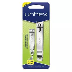 Cortador de Unha Unhex para Mãos e Pés Embalagem com 2 Unidades