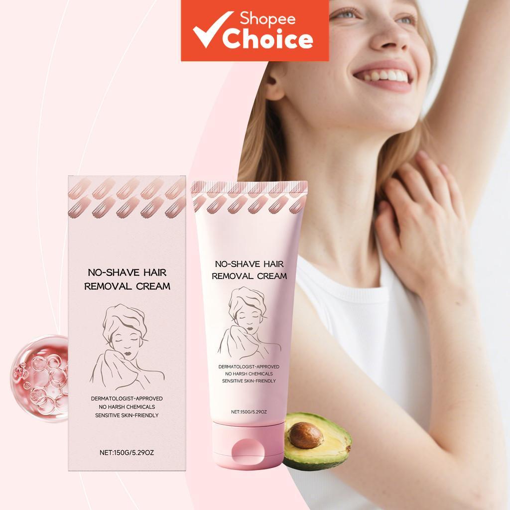 Creme Depilatório Profissional para Pelos do Corpo com Hidróxido de Potássio, Pele Lisa e Não Pegajosa