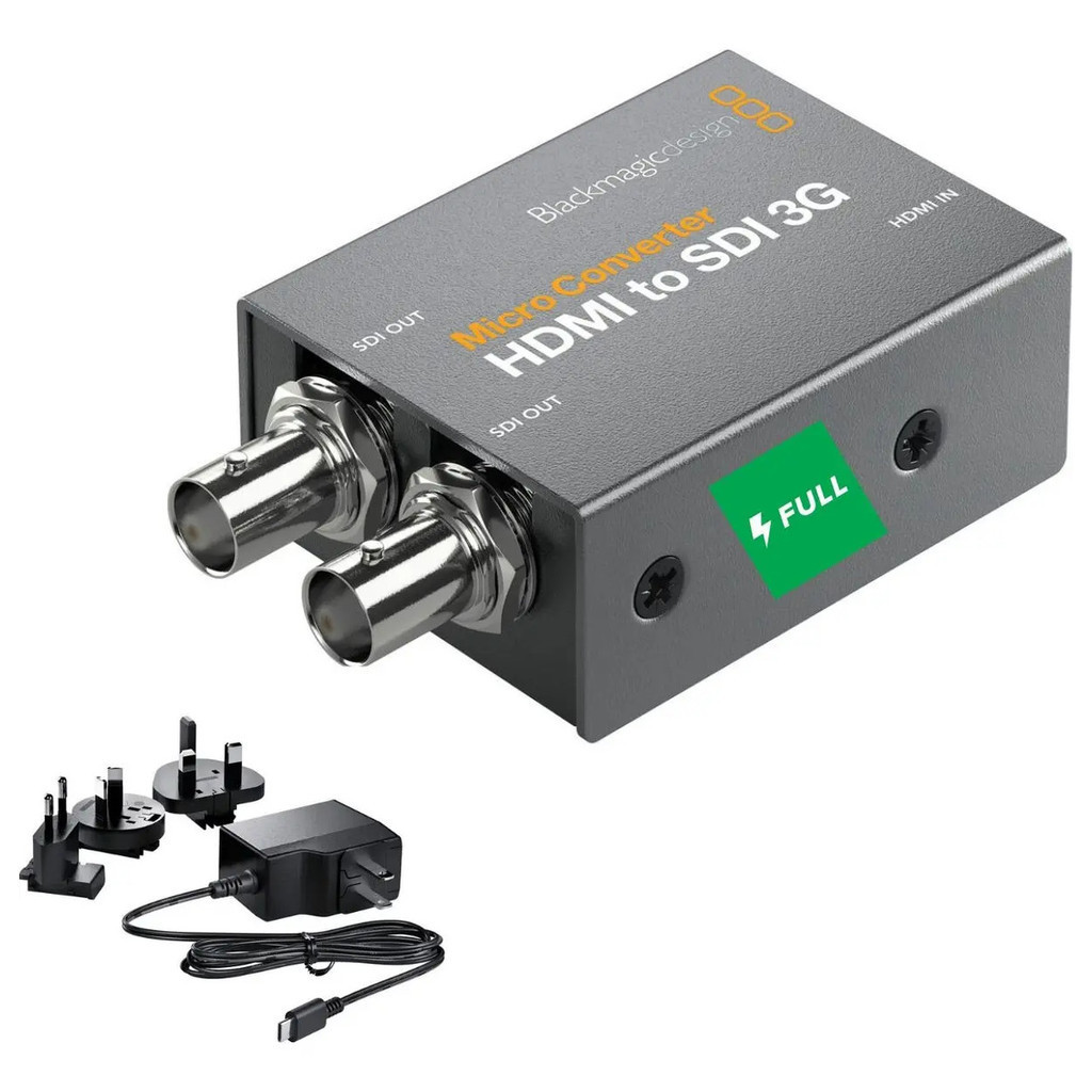 Blackmagic Micro Converter HDMI Para SDI 3G Com Fonte Original