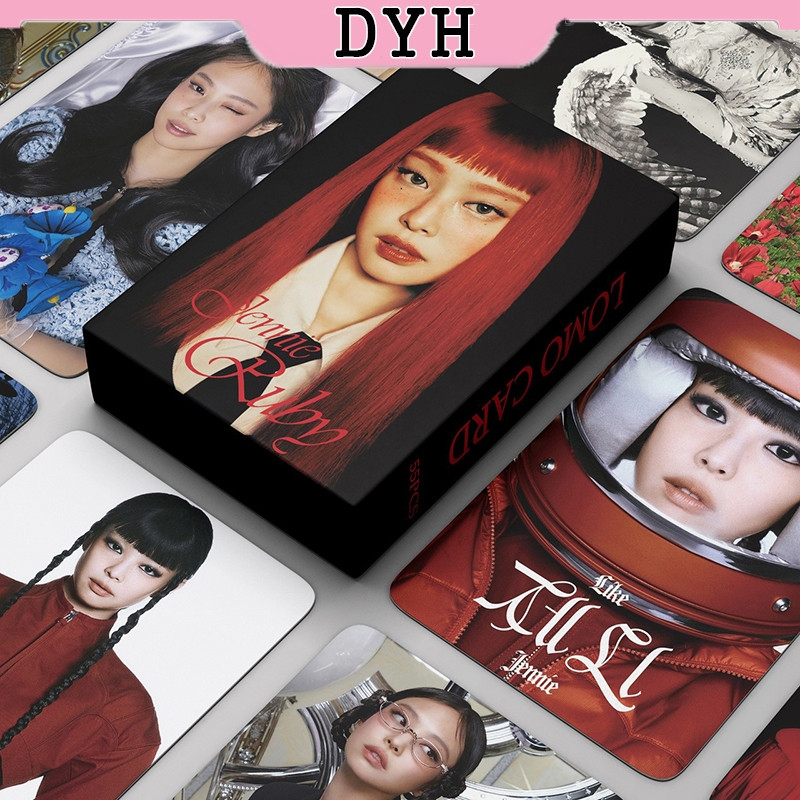 54 Pçs/Caixa BLACKPINK Photocards JISOO LISA JENNIE ROSE RUBY Alter Ego Álbum LOMO Cartão Postal