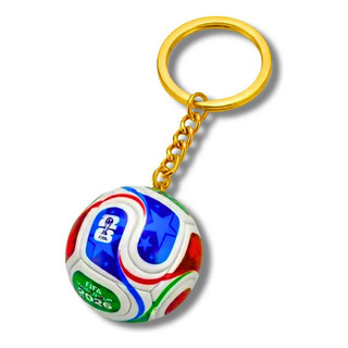 Chaveiro Futebol Bola Copa Mundo 2026 Brasil Colecionável Azul/vermelha/verde