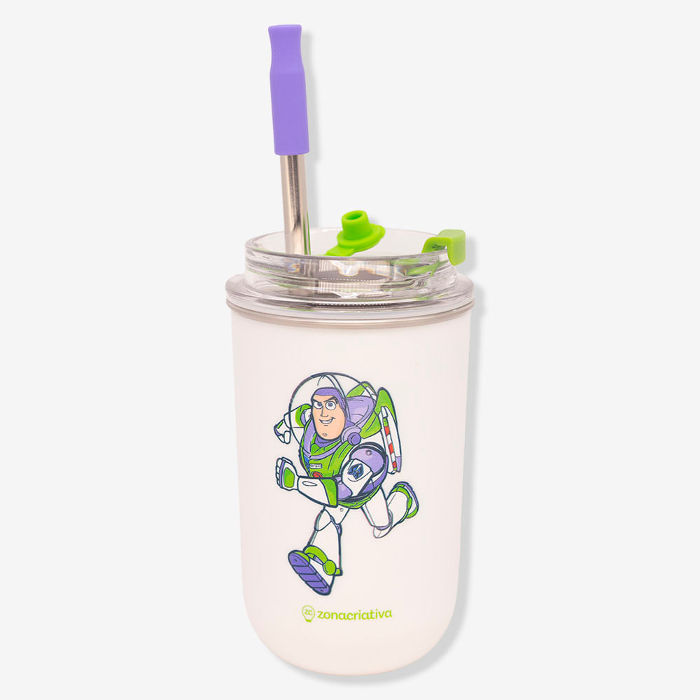 Copo Neo com Canudo Buzz Lightyear - Toy Story